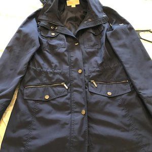 Michael Kors Blue Raincoat